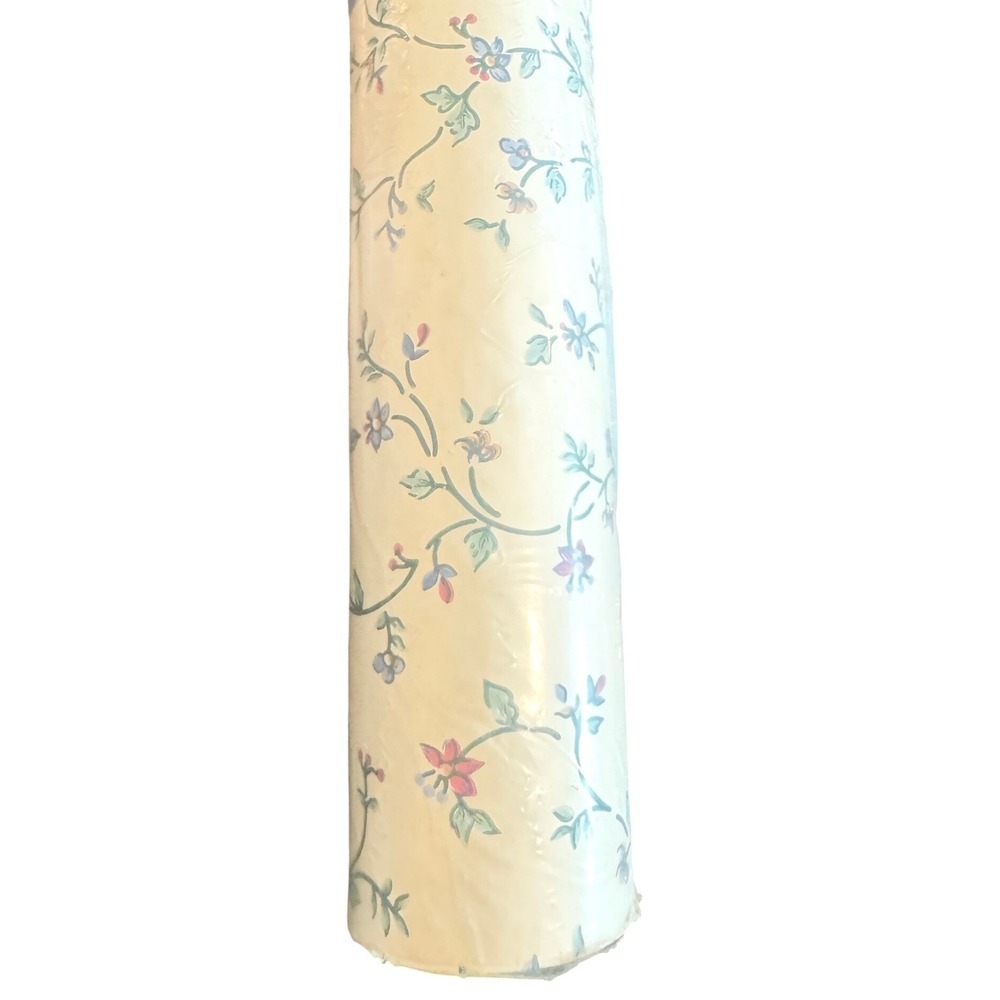 Sunworthy‎ Vintage Floral Wallpaper Pre-pasted Vinyl 20.3in x 32.8ft Double Roll